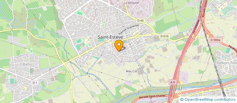 localisation de l'entreprise SCI LA CIGALE  SAINT-ESTEVE