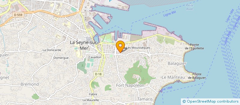localisation de l'entreprise SCI LA CIGALE à LA SEYNE-SUR-MER