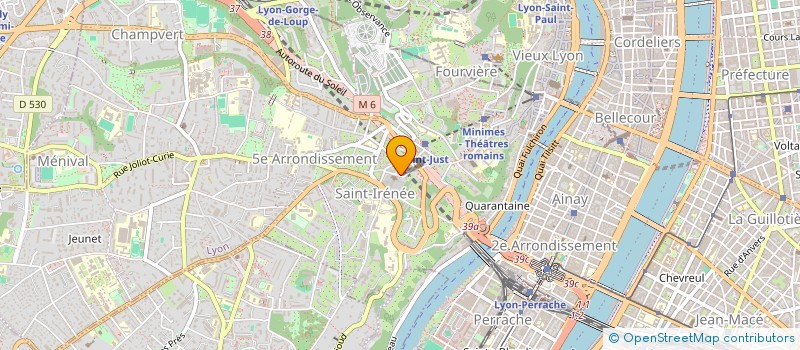 localisation de l'entreprise SCI LA CIGALE  LYON