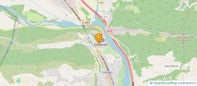 localisation de l'entreprise SCI LA CIGALE  SISTERON