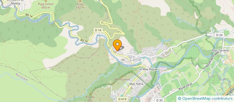 localisation de l'entreprise SCI LA CIGALE BLEUE  CATLLAR