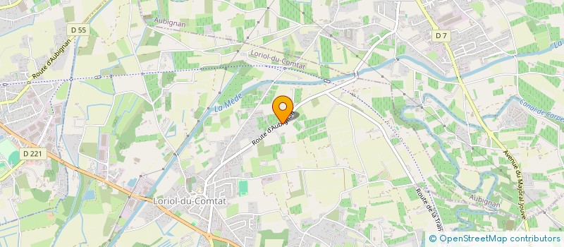 localisation de l'entreprise SCI LA CIGALIERE  LORIOL-DU-COMTAT