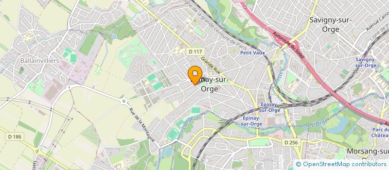 localisation de l'entreprise SCI LA CIGALIERE  EPINAY-SUR-ORGE