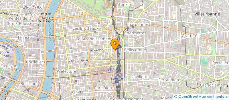 localisation de l'entreprise SCI LA CIGALINE  LYON