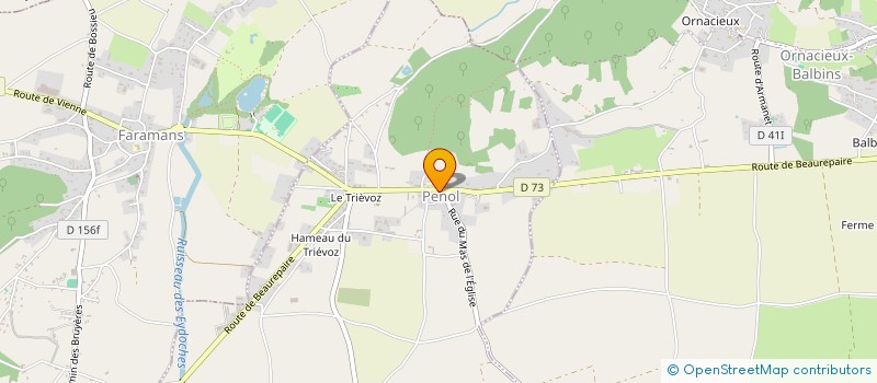 localisation de l'entreprise SCI LA CIGALINE  PENOL