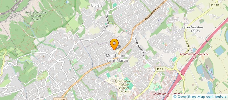 localisation de l'entreprise SCI LA CIGALINE  MONTBONNOT-SAINT-MARTIN