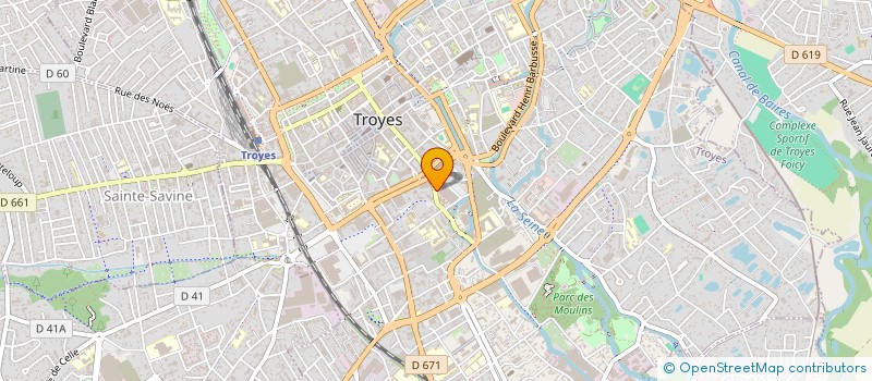 localisation de l'entreprise SCI LA CIGOGNE  TROYES