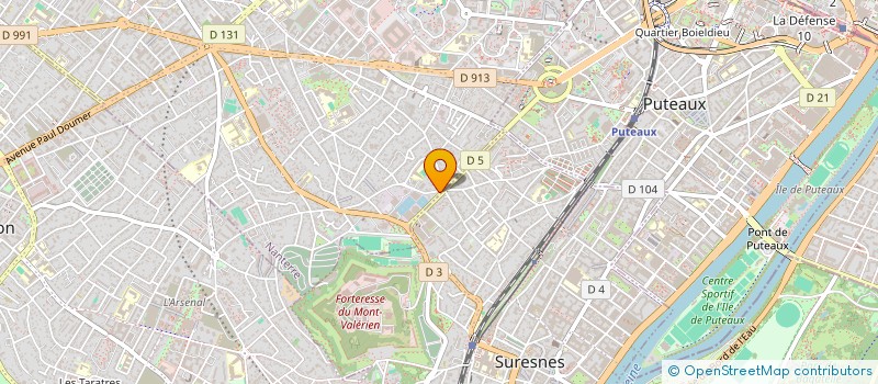 localisation de l'entreprise SCI LA CIGOGNE  NANTERRE