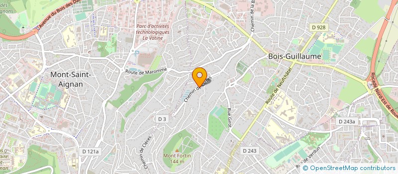 localisation de l'entreprise SCI LA CIGOGNE à BOIS-GUILLAUME