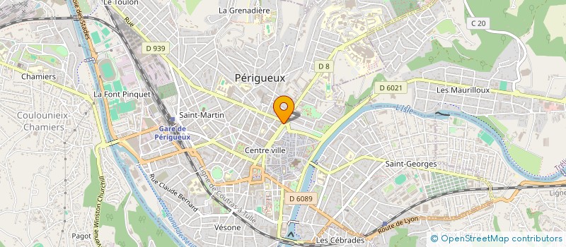 localisation de l'entreprise SCI LA CIGOGNE à PERIGUEUX