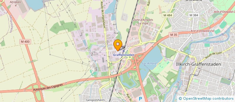 localisation de l'entreprise SCI LA CIGOGNE  GEISPOLSHEIM