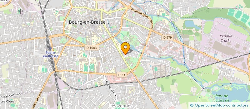 localisation de l'entreprise SCI LA CIGOGNE à BOURG-EN-BRESSE