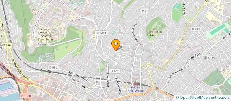 localisation de l'entreprise SCI LA CIGOGNE  MONT-SAINT-AIGNAN