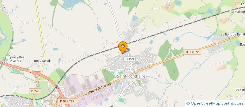 localisation de l'entreprise SCI LA CIGOGNE  BRESSUIRE