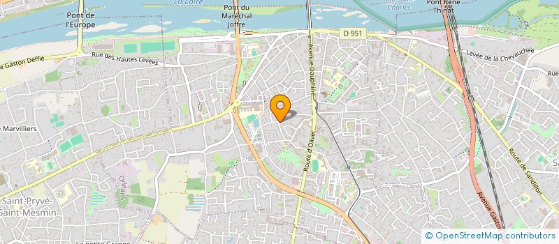 localisation de l'entreprise SCI LA CIGOGNE à ORLEANS