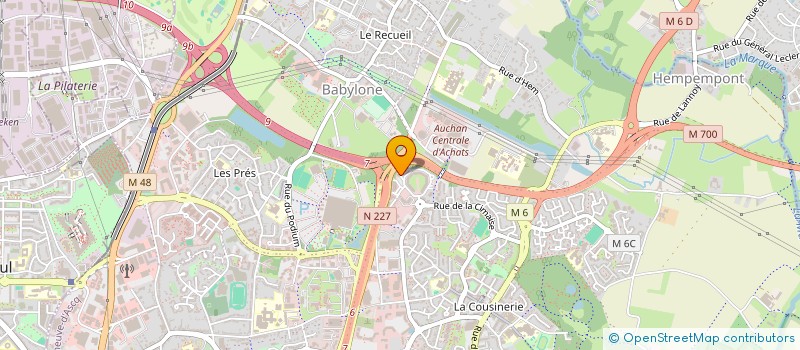 localisation de l'entreprise SCI LA CIMAISE à VILLENEUVE-D'ASCQ