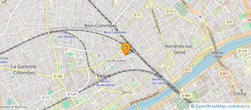 localisation de l'entreprise SCI LA CIME à ASNIERES-SUR-SEINE