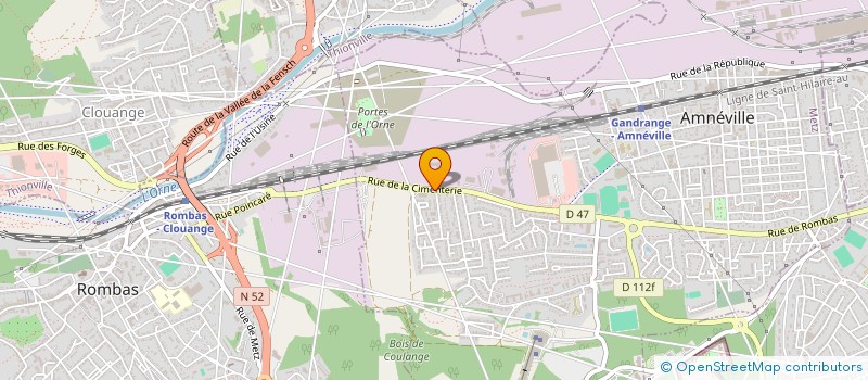 localisation de l'entreprise SCI LA CIMENTERIE  AMNEVILLE