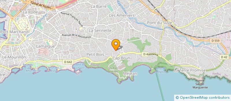 localisation de l'entreprise SCI LA CIRCEE  TOULON