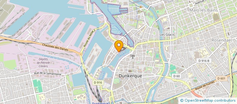 localisation de l'entreprise SCI LA CITADELLE à DUNKERQUE