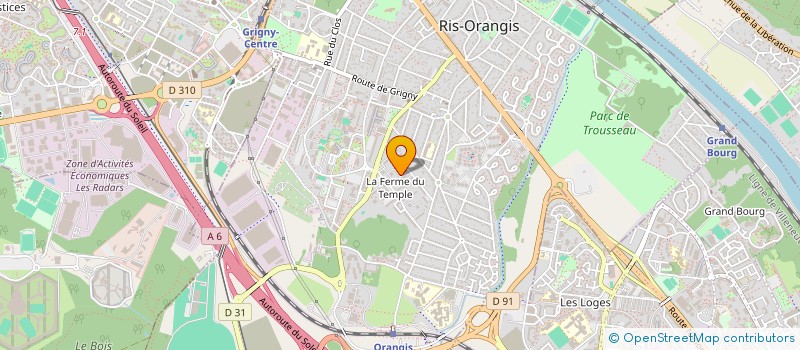 localisation de l'entreprise SCI LA CITADELLE à RIS-ORANGIS