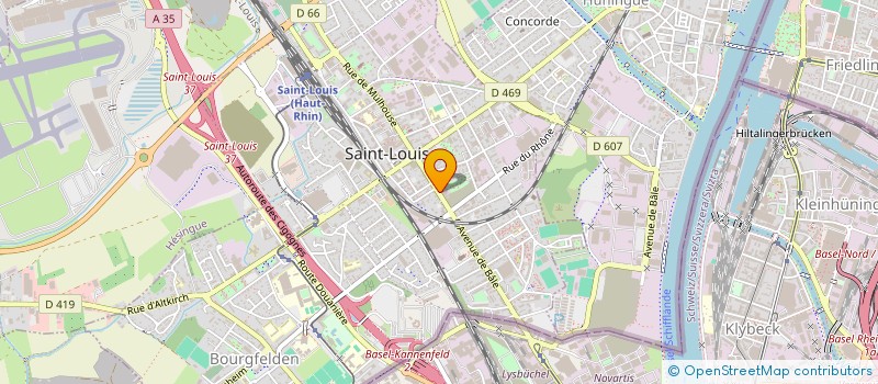 localisation de l'entreprise SCI LA CITADELLE  SAINT-LOUIS