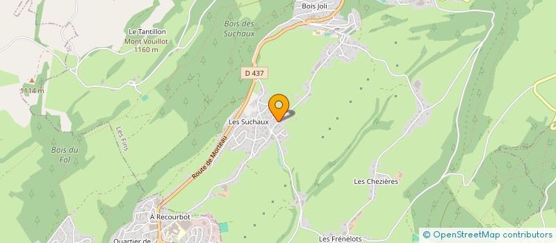 localisation de l'entreprise SCI LA CITADELLE  SAINT-PIERRE-AVEZ