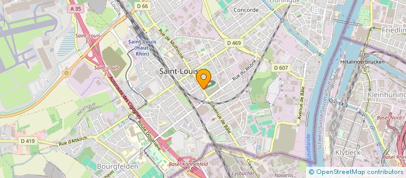 localisation de l'entreprise SCI LA CITADELLE II  SAINT-LOUIS