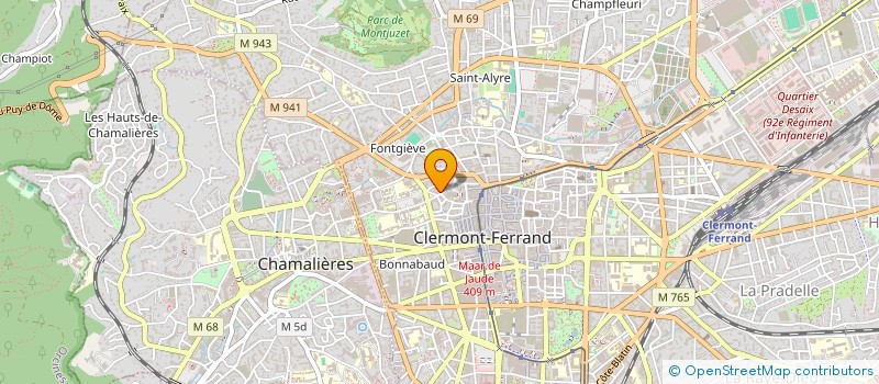 localisation de l'entreprise SCI LA CITE  CLERMONT-FERRAND