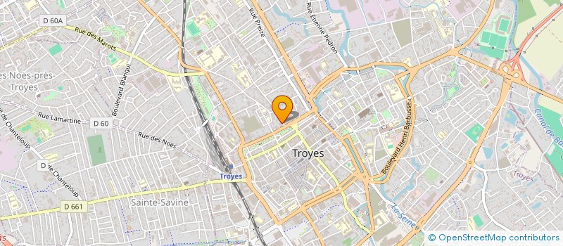 localisation de l'entreprise SCI LA CITE à TROYES