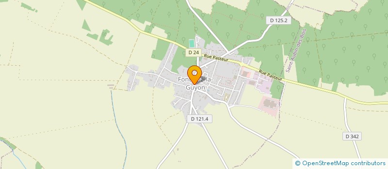 localisation de l'entreprise SCI LA CITE D'OR à FONTAINE-LA-GUYON