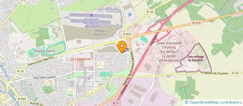 localisation de l'entreprise SCI LA CITE DES ENTREPRENEURS à CHARTRES