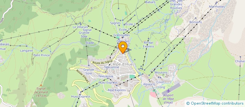 localisation de l'entreprise SCI LA CITRIERE  HUEZ