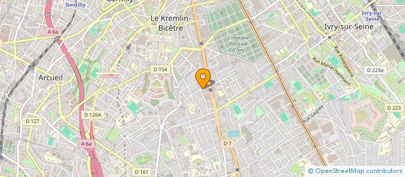 localisation de l'entreprise SCI LA CITY à VILLEJUIF