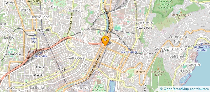 localisation de l'entreprise SCI LA CIVADIERE  NICE