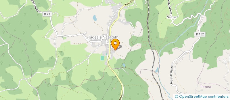 localisation de l'entreprise SCI LA CIVETTE 2  JUGEALS-NAZARETH