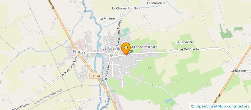localisation de l'entreprise SCI LA CIVETTE à SOULEUVRE EN BOCAGE
