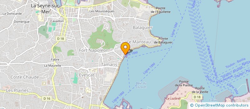 localisation de l'entreprise SCI LA CIVETTE à LA SEYNE-SUR-MER