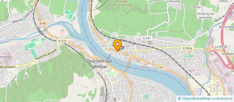 localisation de l'entreprise SCI LA CIVETTE  TAIN-L'HERMITAGE