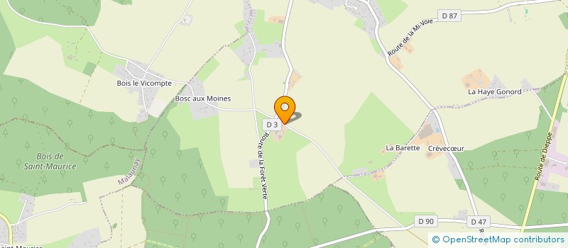 localisation de l'entreprise SCI LA CLAIRE HAYE  BOSC-GUERARD-SAINT-ADRIEN