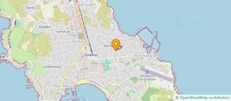 localisation de l'entreprise SCI LA CLAIRESTINE  QUIBERON