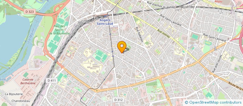 localisation de l'entreprise SCI LA CLAIRETTE à ANGERS