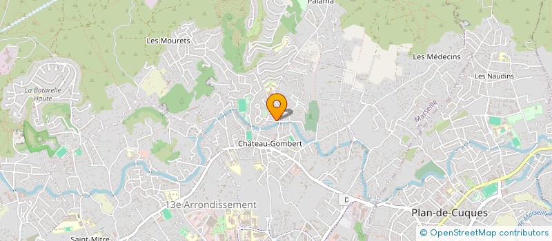 localisation de l'entreprise SCI LA CLAIRIERE à MARSEILLE
