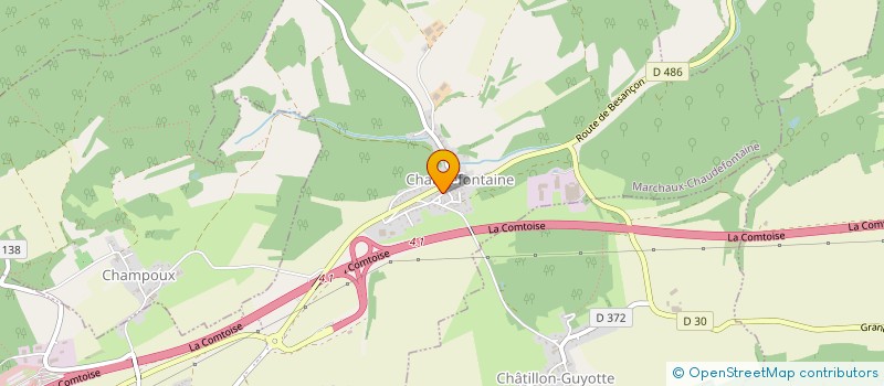 localisation de l'entreprise SCI LA CLAIRIERE  MARCHAUX-CHAUDEFONTAINE