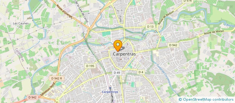 localisation de l'entreprise SCI LA CLAIRIERE  CARPENTRAS