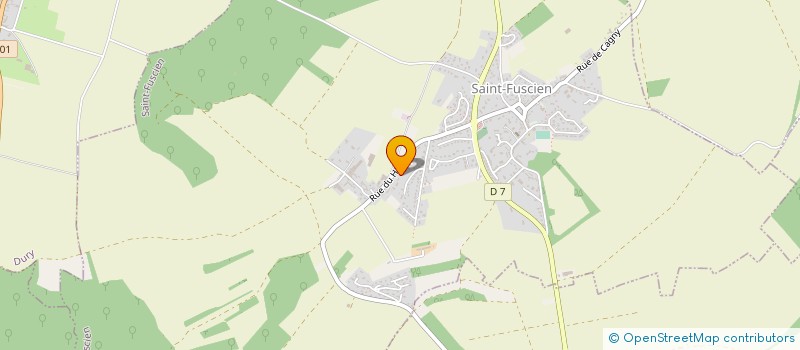 localisation de l'entreprise SCI LA CLAIRIERE à SAINT-FUSCIEN