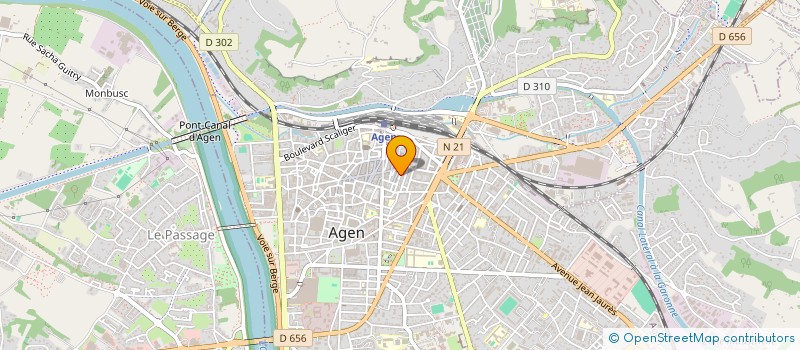 localisation de l'entreprise SCI LA CLAIRIERE à AGEN