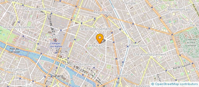 localisation de l'entreprise SCI LA CLAIRIERE DE SUZAC  PARIS