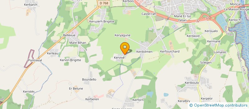 localisation de l'entreprise SCI LA CLAMOUX  CRACH