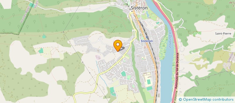 localisation de l'entreprise SCI LA CLAREE  SISTERON